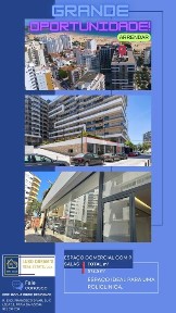 VENDE-SE ESPAÇO COMERCIAL NOVO COM 9 SALAS PRAIA DA ROCHA