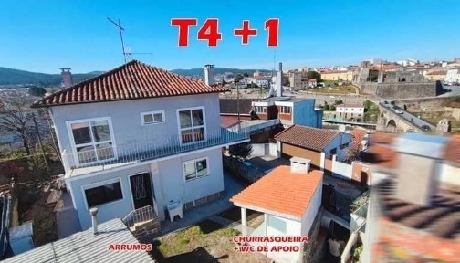 Moradia T4 + 1 para arrendamento em Barcelinhos junto ao rio cávado