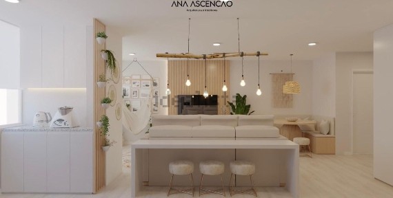 Arrendamento de apartamento T3 na Rua Mimosas, 99