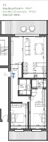 Apartamento T2 à venda na Rua Vitorino Planas s/n
