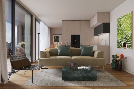 Apartamento T1 à venda na Rua Lavouras