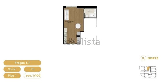 Apartamento T0 à venda no Centro de Oliveira de Azeméis