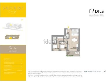 Apartamento T2 à venda na Avenida da Beira-Mar