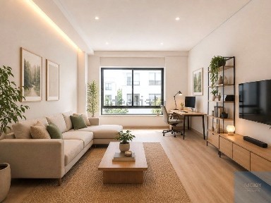 Apartamento T2 à venda na Rua José Manuel Cerqueira Afonso dos Santos, 17