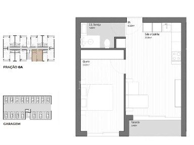 Apartamento T1 à venda em Vila Praia de Âncora
