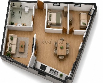 Apartamento T1 à venda na Rua Principal, 7