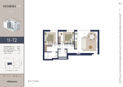 Apartamento T2 à venda na Avenida Menéres