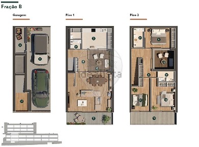 Apartamento T3 à venda em Freixo