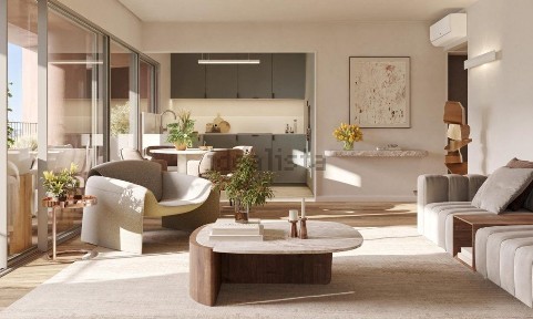 Apartamento T2 à venda na Rua Virgílio Correia, 84