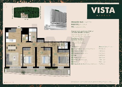 Apartamento T3 à venda na Rua Amadeu de Sousa Cardoso, 3