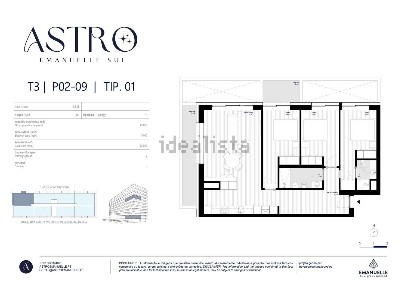 Apartamento T3 à venda na Rua de Camposinhos s/n
