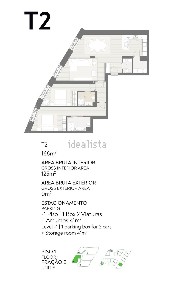 Apartamento T2 à venda em de Serralves s/n