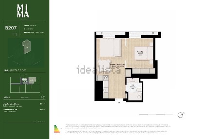 Apartamento T1 à venda na Avenida Fernando Pessoa s/n