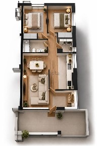 Apartamento T2 à venda em Aves